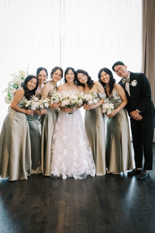 Bridal wedding party
