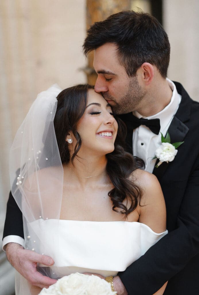 Bride and groom portrait