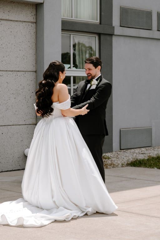 Chicago bride and groom