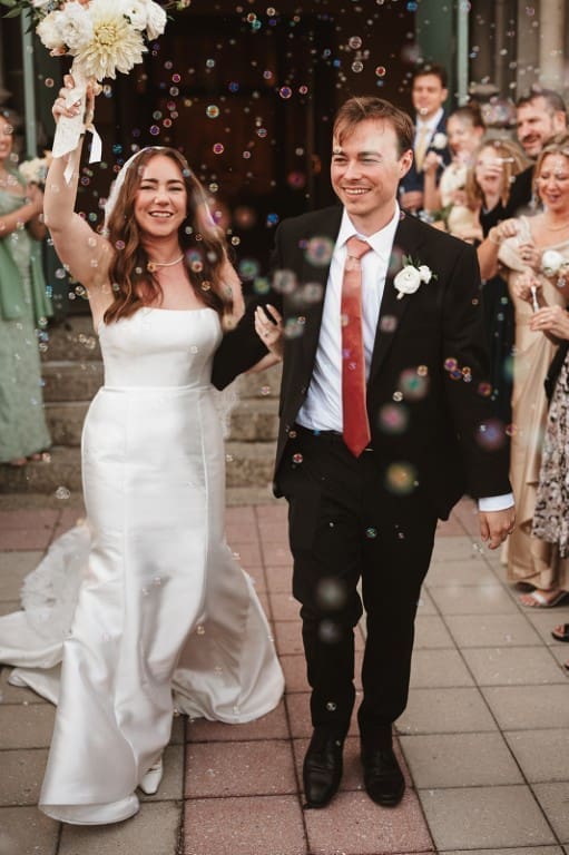 Chicago bride and groom